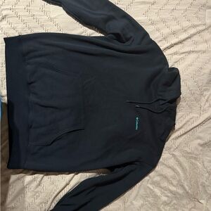 Columbia Black Hoodie with Teal Logo